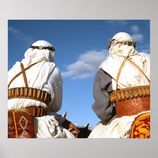 Póster Poster de nómadas de los hombres del desierto (Frente)