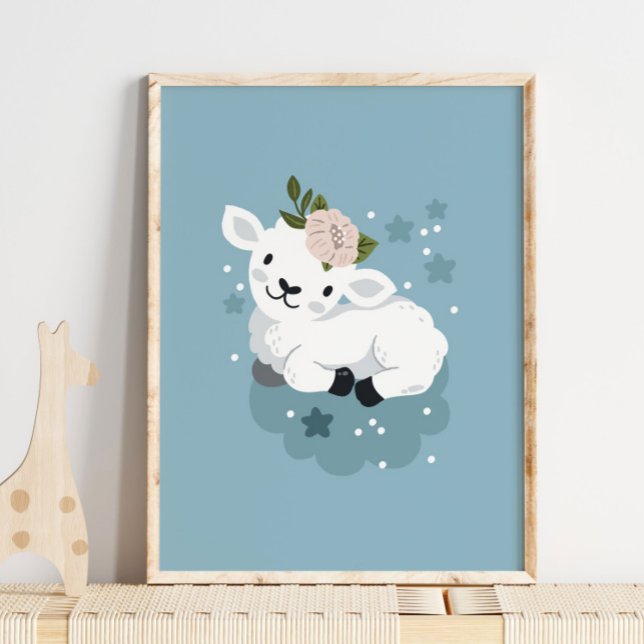 Póster Poster de nombre animal de oveja bebé | Oveja Pare (Subido por el creador)