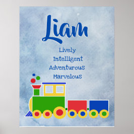 Póster Poster de nombre de Liam