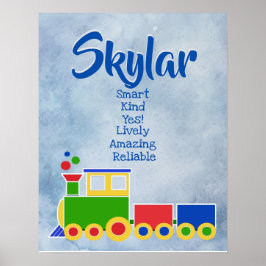 Póster Poster de nombre Skylar