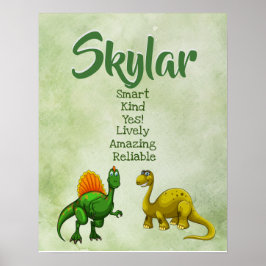 Póster Poster de nombre Skylar