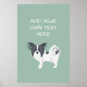 Póster Poster de nombres de perros personalizados de Papi