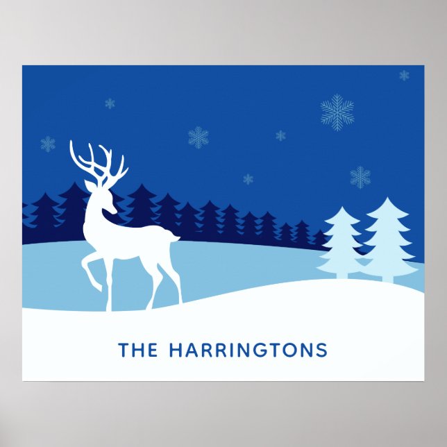 Póster Poster de nombres personalizados de ilustracion de (Frente)