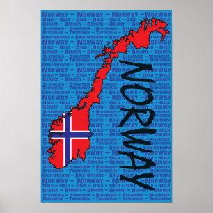 Póster Poster de Noruega