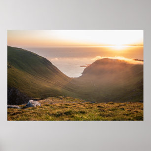 Póster Poster de Noruega de las Islas Lofoten