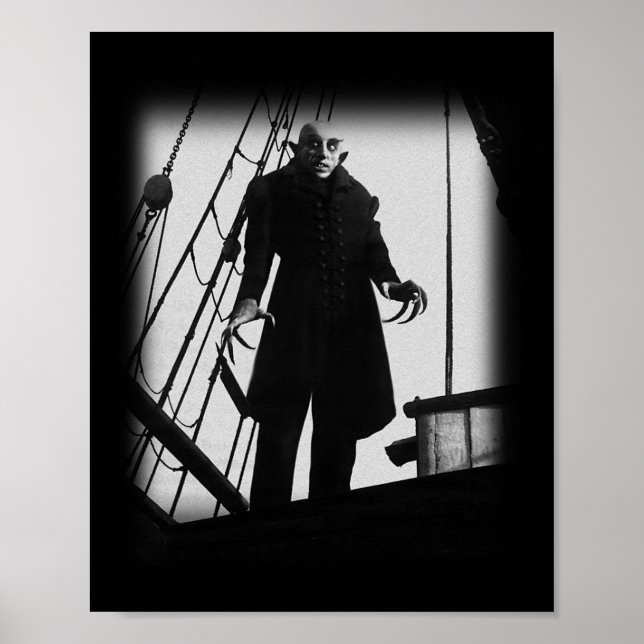 Póster Poster de Nosferatu Vampire Horror Dracula Vlad Te (Frente)