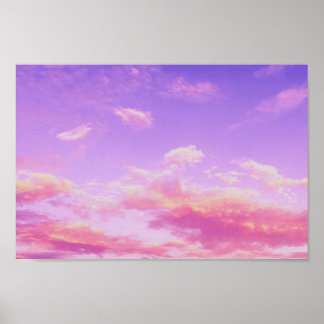 Póster Poster de nube colorida