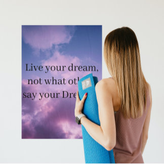 Póster Poster de nubes moradas