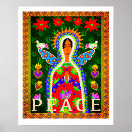 Póster Poster de Nuestra Señora de Guadalupe Ángel de la