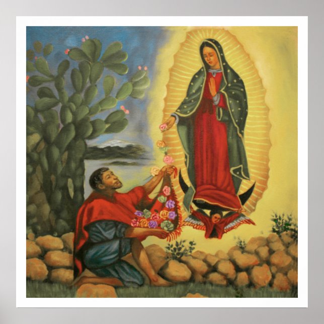Póster Poster de Nuestra Señora de Gudalupe (Frente)