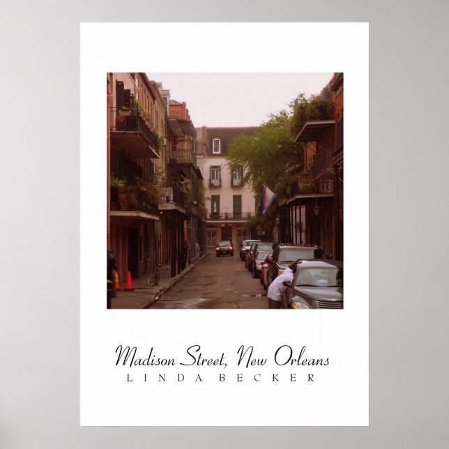 Póster Poster de Nueva Orleans (Frente)