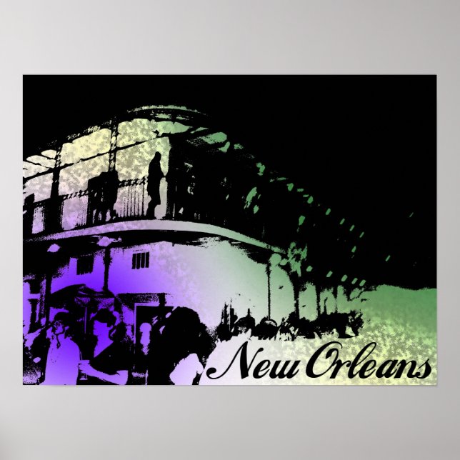 Póster Poster de Nueva Orleans (Frente)