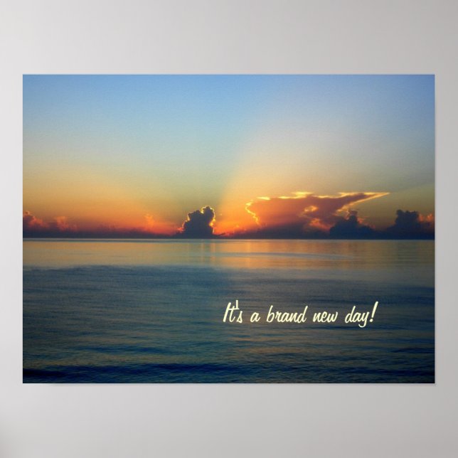 Póster Poster de nuevo día de marca (Frente)