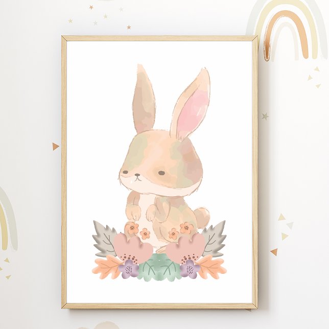 Póster Poster De Nursera De Conejito Pequeño Animales Dec (Subido por el creador)