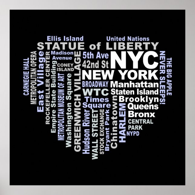 Póster Poster de NYC (Frente)