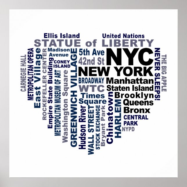 Póster Poster de NYC (Frente)