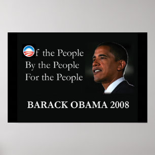 Póster Poster de Obama