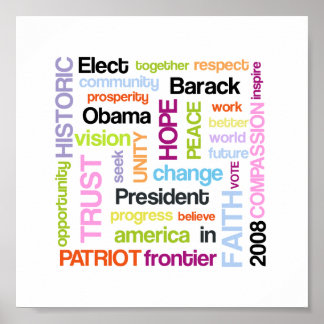 Póster Poster de Obama