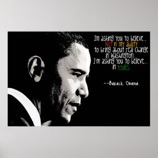 Póster Poster de Obama