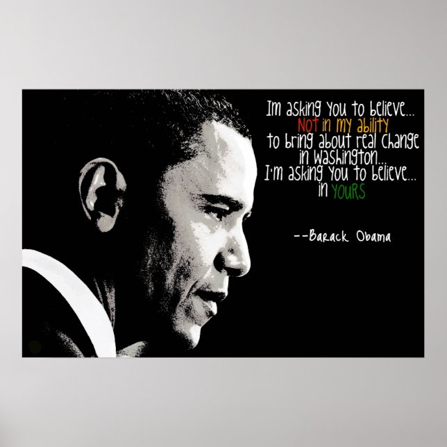 Póster Poster de Obama (Frente)