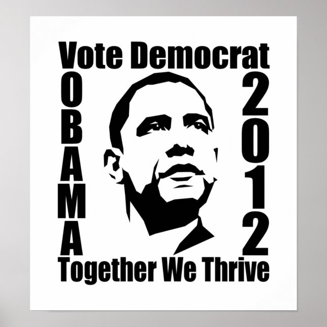Póster POSTER de OBAMA 2012 (Frente)