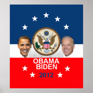 Póster Poster de Obama 2012 en Biden
