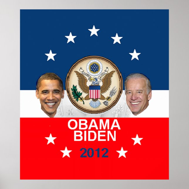Póster Poster de Obama 2012 en Biden (Frente)
