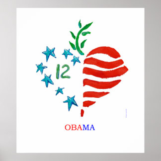 Póster poster de Obama de 2012