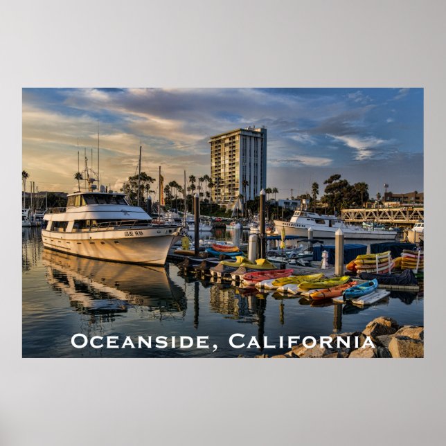 Póster Poster de Oceanside California (Frente)