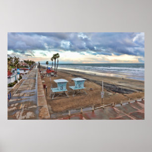 Póster Poster de Oceanside California (Estados Unidos)