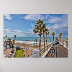 Póster Poster de Oceanside, California (Estados Unidos de