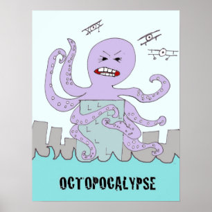 Póster Poster de octopocalipsis