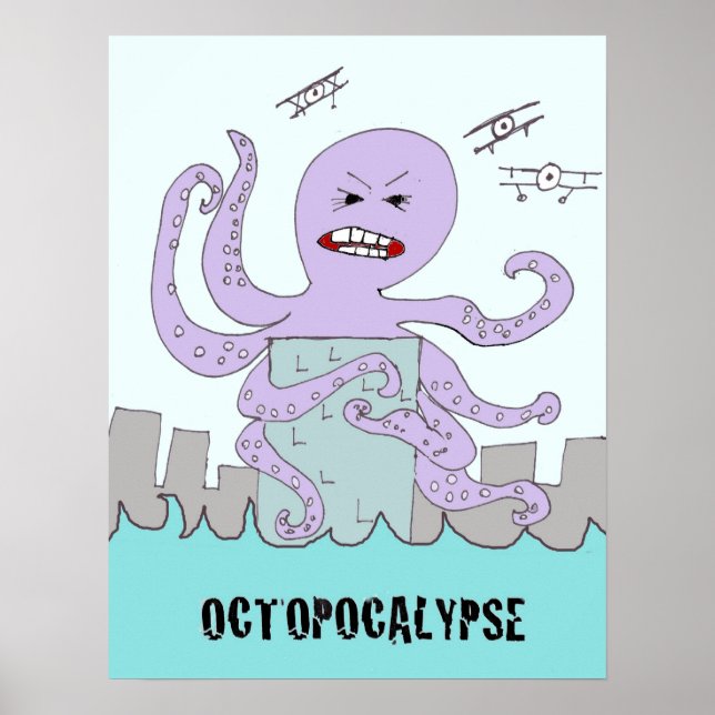 Póster Poster de octopocalipsis (Frente)