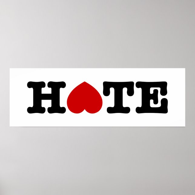 Póster Poster DE ODIO (Frente)