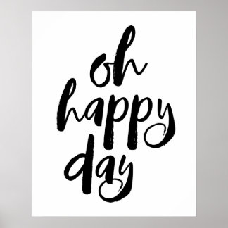 Póster Poster de Oh Happy Day
