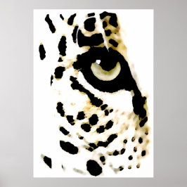 Póster Poster de ojos leopardos - Animales salvajes de ar