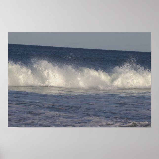 Póster Poster de olas oceánicas (Frente)