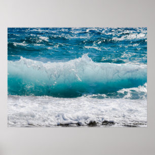 Póster poster de olas oceánicas
