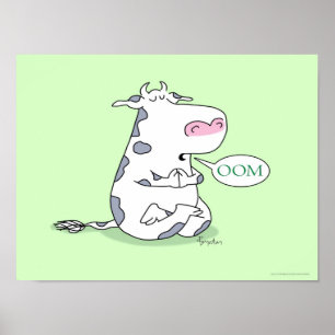 Póster Poster de OOM COW por Sandra Boynton