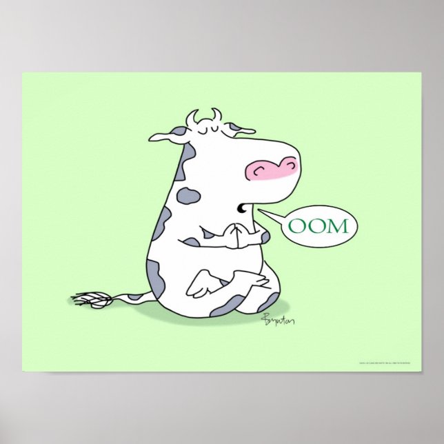Póster Poster de OOM COW por Sandra Boynton (Frente)