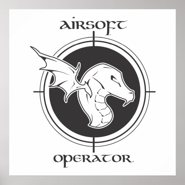 Póster Poster de operador de Airsoft (Frente)