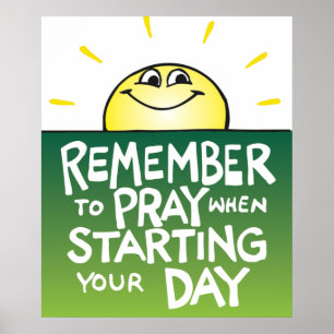 Póster Poster de oración