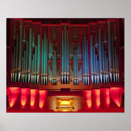 Póster Poster de órganos del ayuntamiento de Christchurch