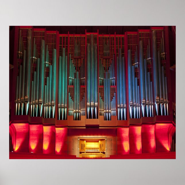 Póster Poster de órganos del ayuntamiento de Christchurch (Frente)