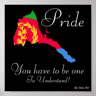 Póster poster de orgullo eritreano