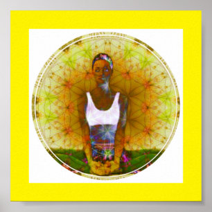 Póster Poster de oro del chica de Dharma