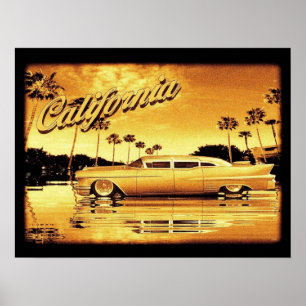 Póster poster de oro del limo de California