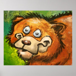 Póster Poster de oso