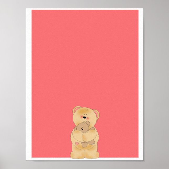 Póster Poster de oso de peluche (Frente)