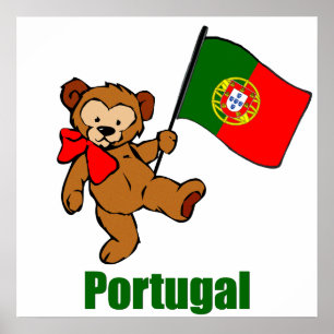 Póster Poster de Oso de Teddy de Portugal